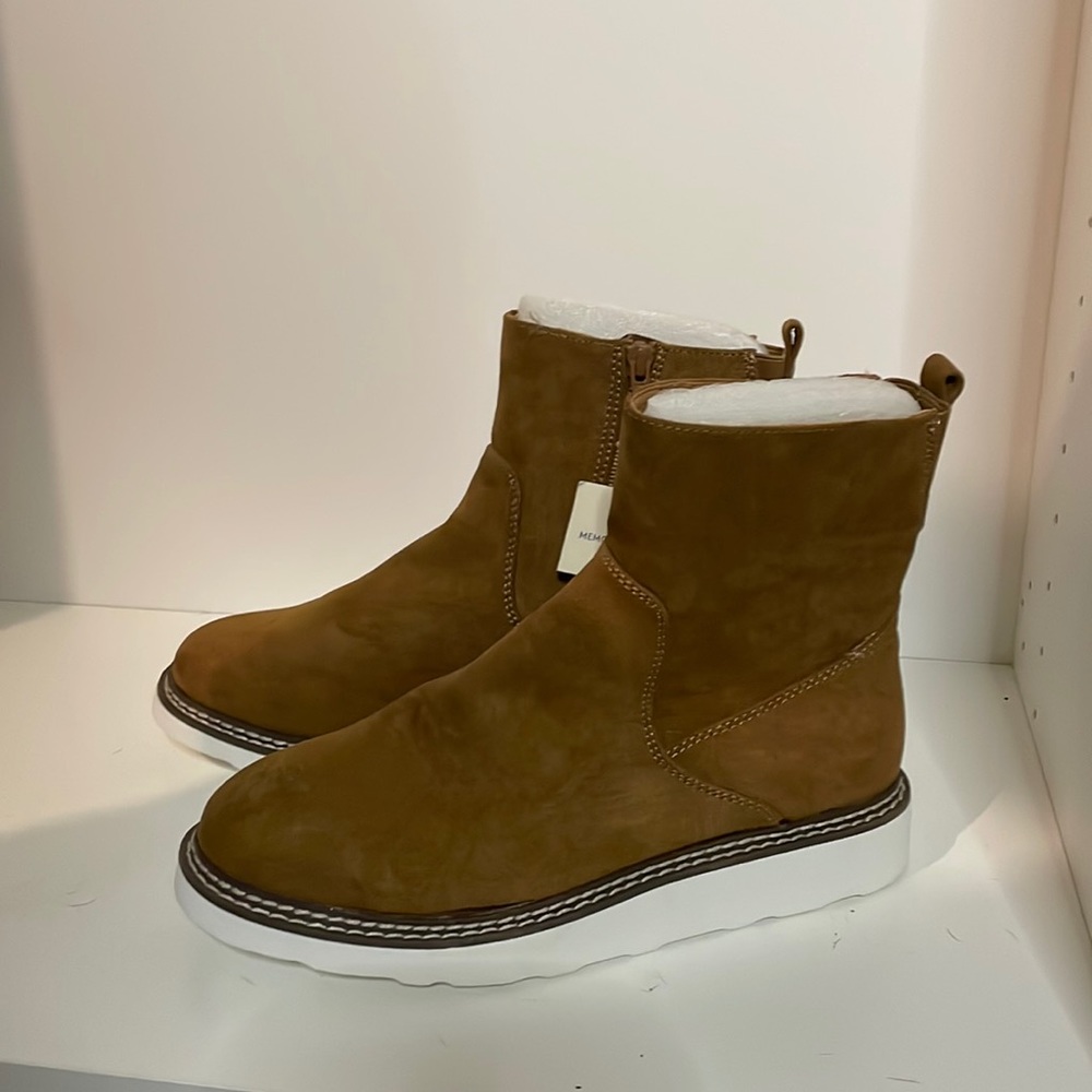 Camel Brown Ankle Boots